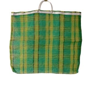 Oversized market mesh tote